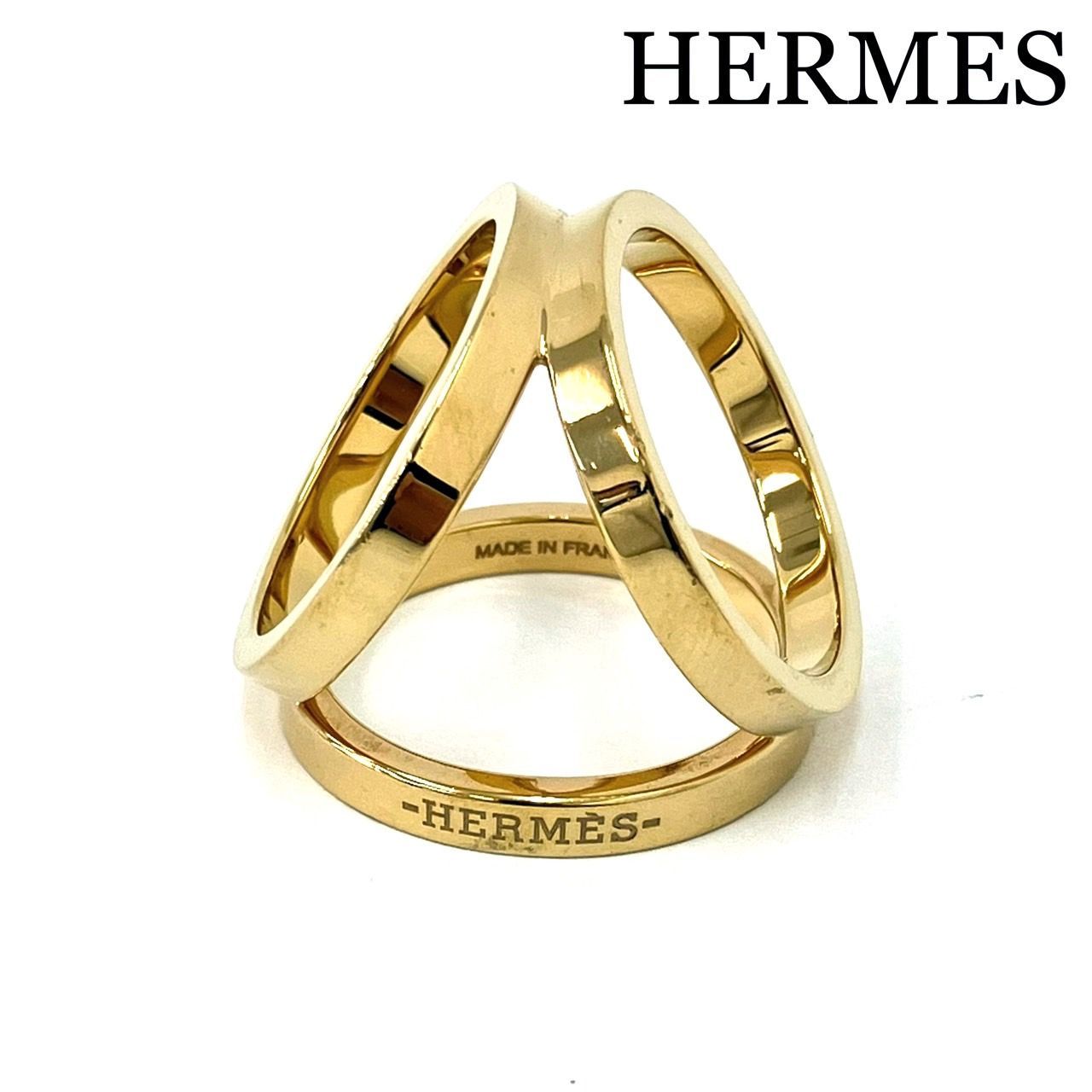 HERMES エルメス トリオ スカーフリング TC-0446