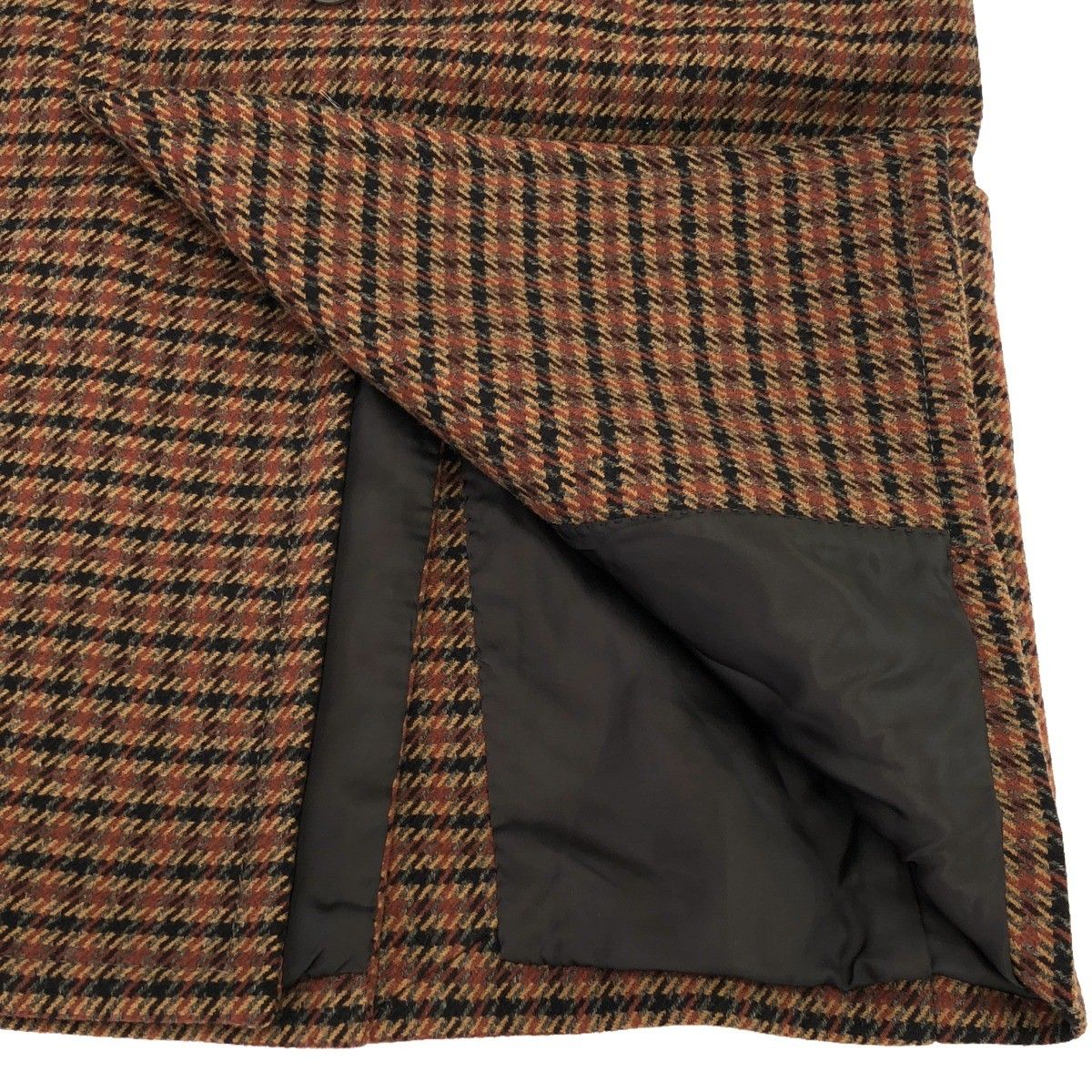 kolor 18AW ガンクラブチェックコート サイズ1 ベージュ