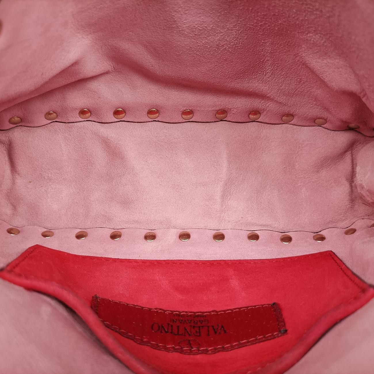 y*b様 VALENTINO（ヴァレンティノ）★ロックスタッド レザー ウエッジ ヴァレンティノValentinoロックスタッズ スパイクピンクレザーBL