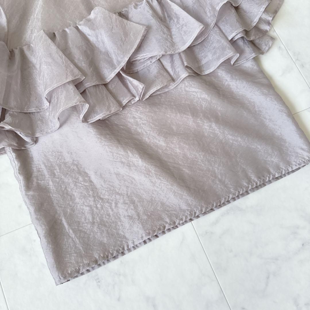 シアーフリルブラウス