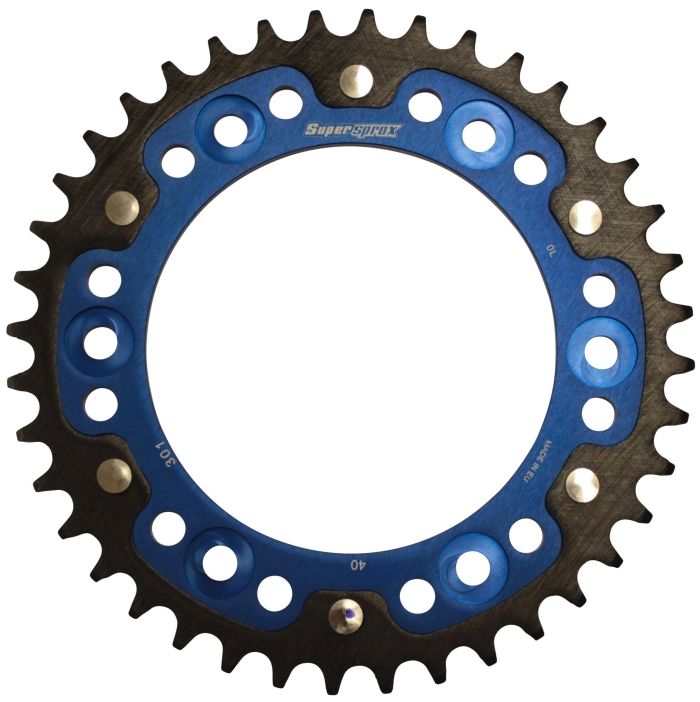 3営業日で発送 スーパースプロックス Supersprox SPX REAR STEALTH 301-40T BLU