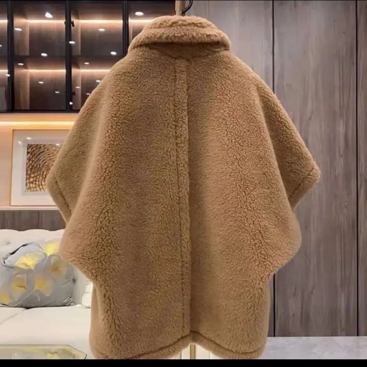 Moripon. テディ　ボアポンチョコート テディボアポンチョ moripon☆モリポン☆冬用コート 大人気商品