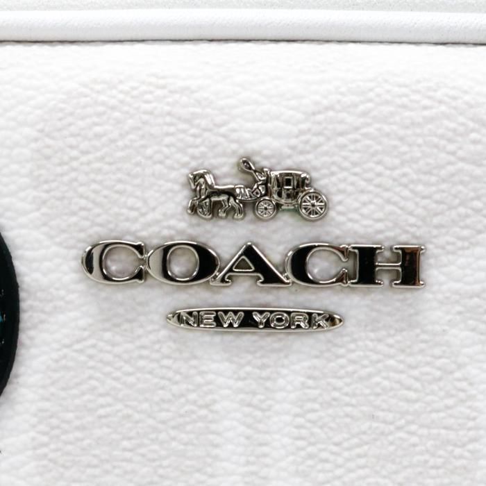 コーチ COACH ショルダーバッグ レザー PVC シグネチャー 3758 
