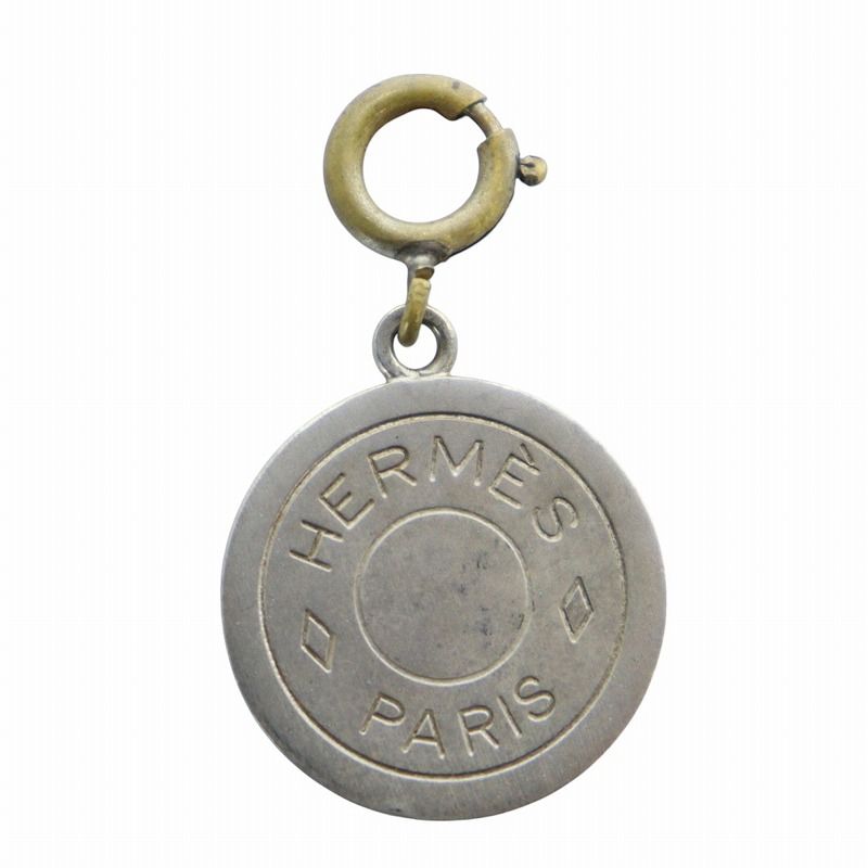 エルメスコインモチーフネックレス HERMES エルメス ネックレス Medaille Quadrige PM メダイユ