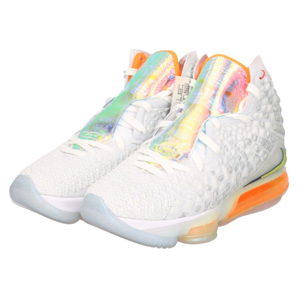 NIKE ナイキ LEBRON XVII LMTD Future Air レブロン17リミテッド フューチャーエア ハイカットスニーカー ホワイト US8/26cm CT3843-100 NIKE (ナイキ) LEBRON XVII LMTD Future Air レブロン17リミテッド