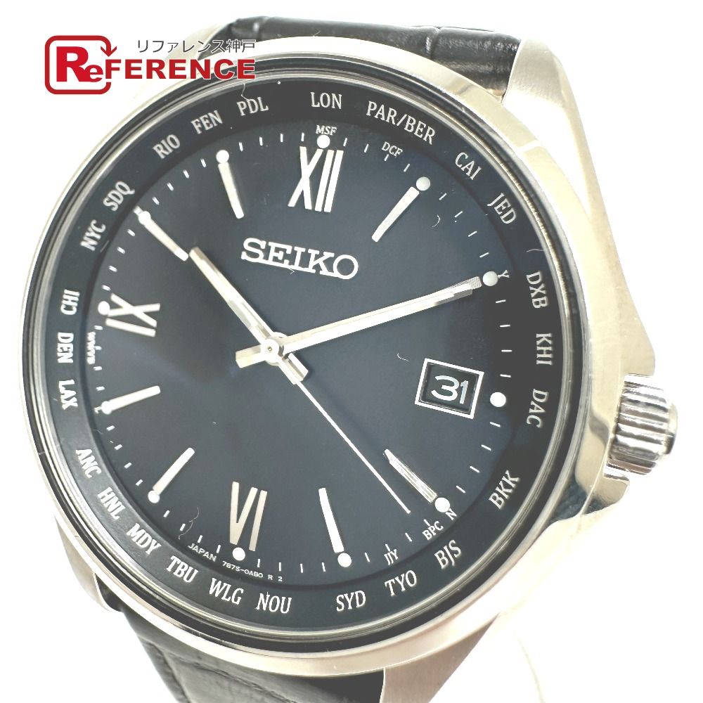 SEIKO セイコー 腕時計 セイコーセレクション ソーラー 7B75-0AB0 SS - メルカリ