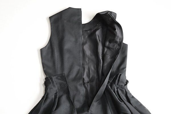 良品 noir kei ninomiya ◇ ノースリーブ チュールドレス 黒 XS