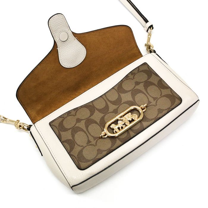 コーチ COACH ショルダーバッグ レザー PVC シグネチャー F90782