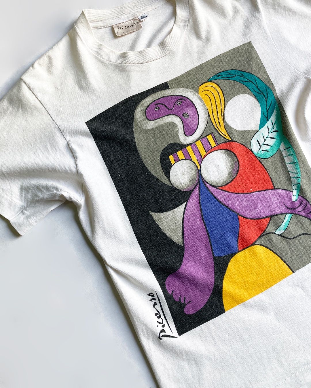 ビンテージ ピカソ ドンキホーテ Tシャツ アート柄 Picasso - Tシャツ