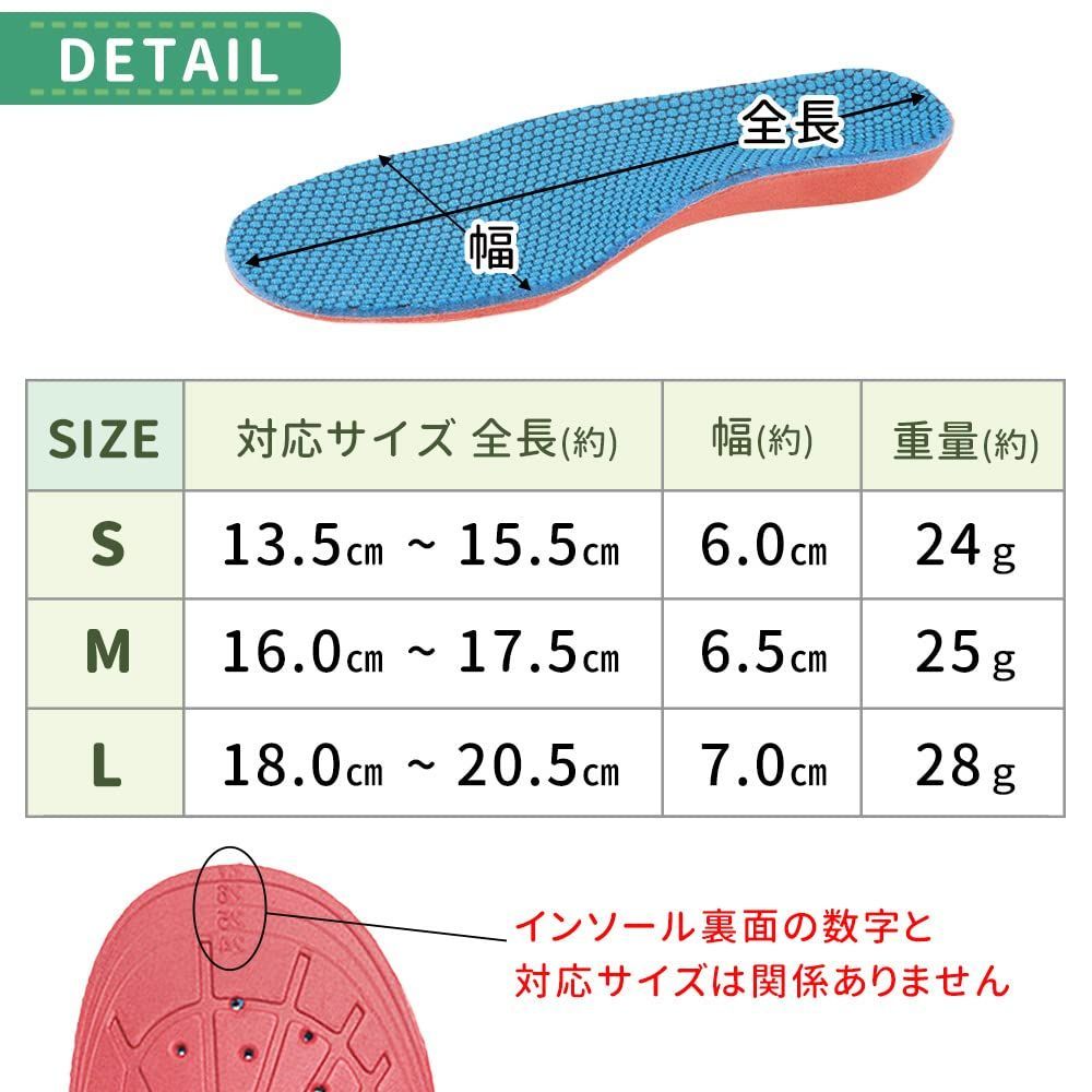 売切注意 お急ぎ下さい mitas 子供用インソール Sサイズ 左右セット キッズ 子ども 13.5～20.5cm KIDS 中敷き 内股 外股 土踏まず 衝撃吸収 フィット アーチ 靴 スニーカー 運動靴 男の子 女の子 サイズ調整 クッション 滑り防止 BRIGHTFACE_UK