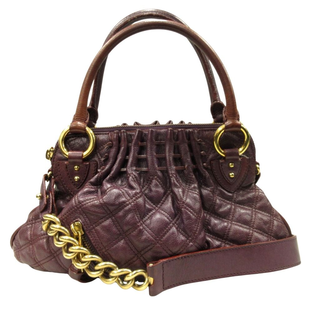 【カエル】キルティングレザーバッグ MARC JACOBS MARC JACOBS マークジェイコブス CECILIA キルティング 2way