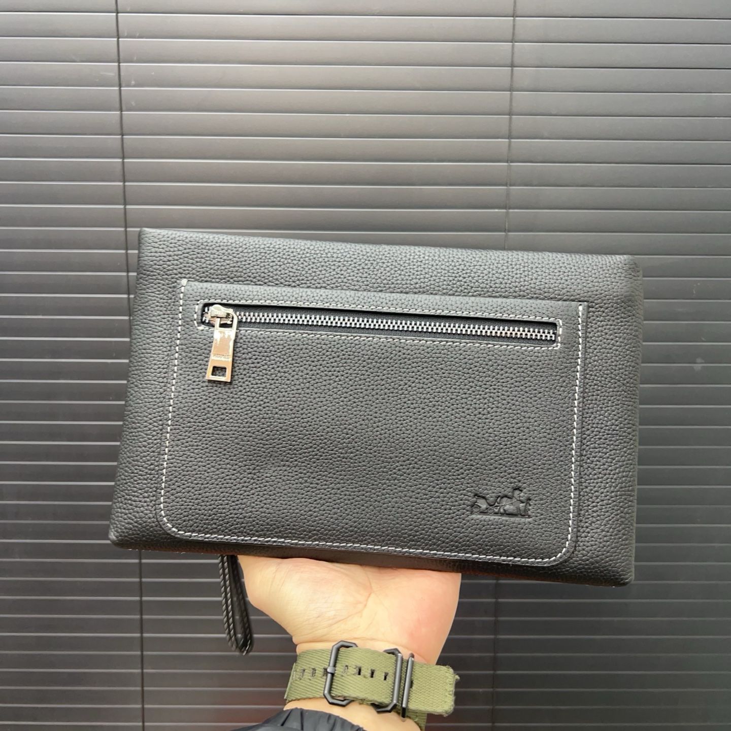 本日特価] エルメス メンズ レザー ハンドバッグ & カードケース