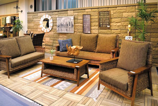 アバカ１人掛けソファー幅75cm シングルソファ 椅子 アジアン リゾート ラウンジ ブラウン系 アームレスト 911