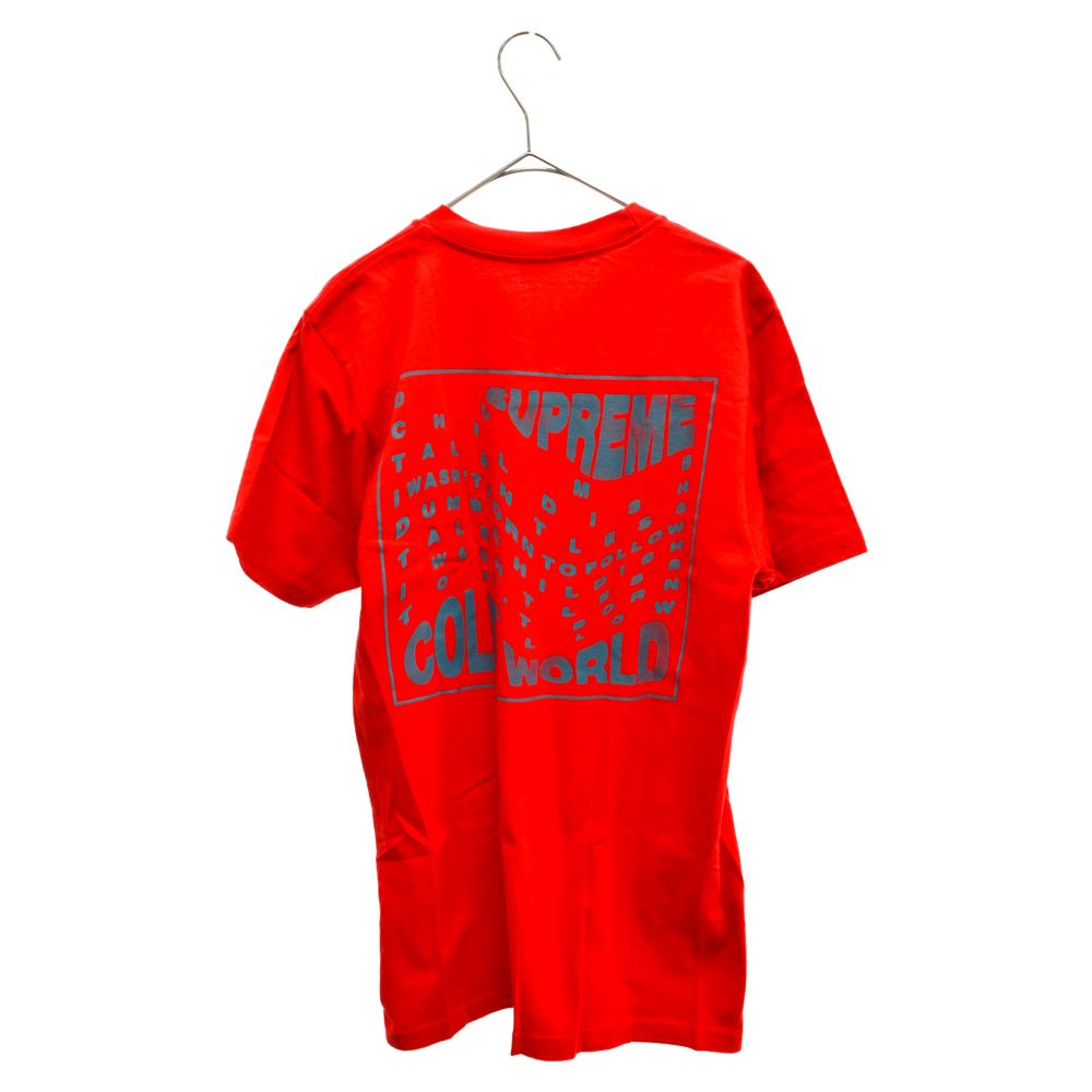 シュプリーム cold world tee Tシャツ コットン グレー M シュプリーム cold world tee Tシャツ コットン グレー M - トップス