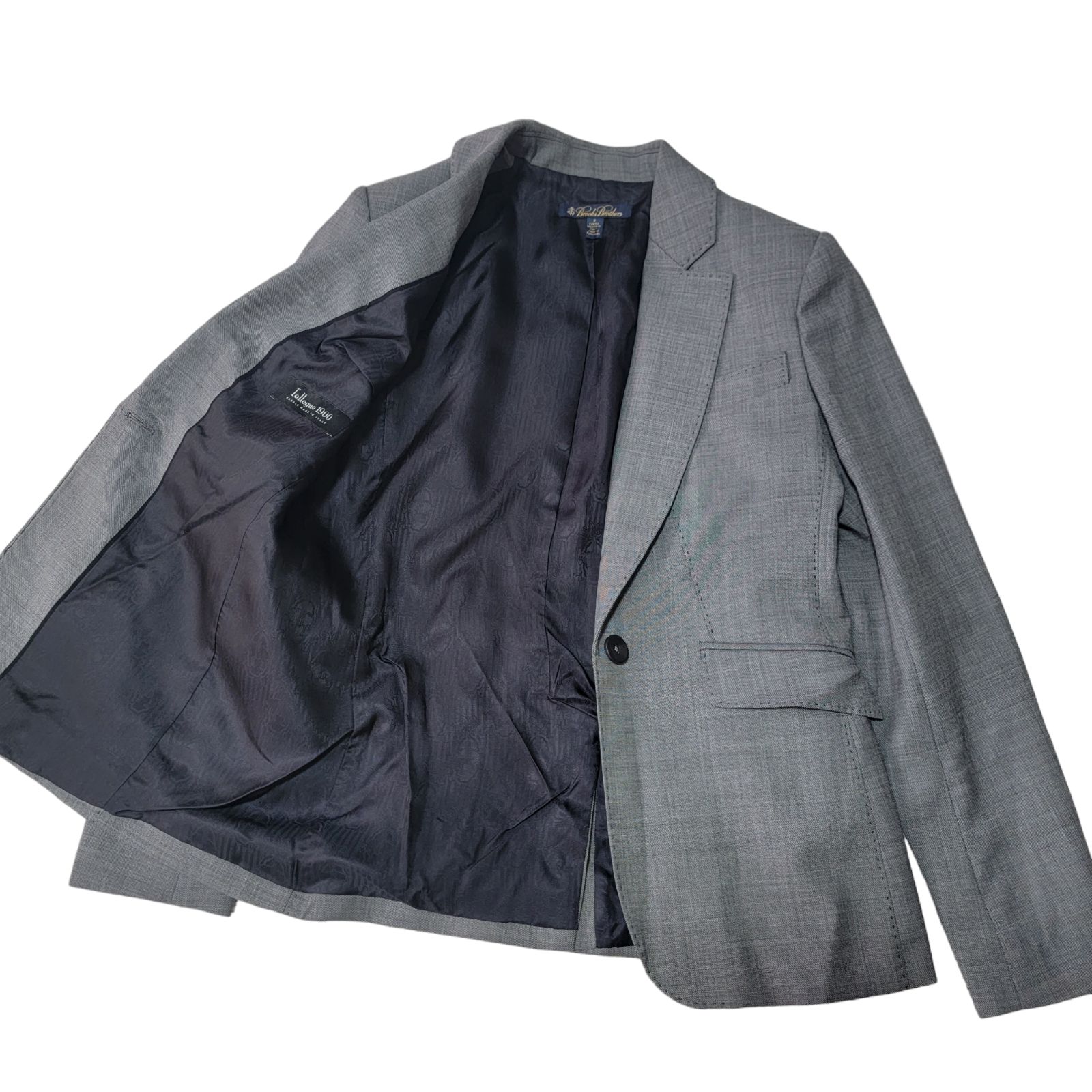ブルックスブラザーズ x Tollegno1900 高級スーツ レディース 極美品】Tollegno 1900 生地 ブルックスブラザーズ BROOKS