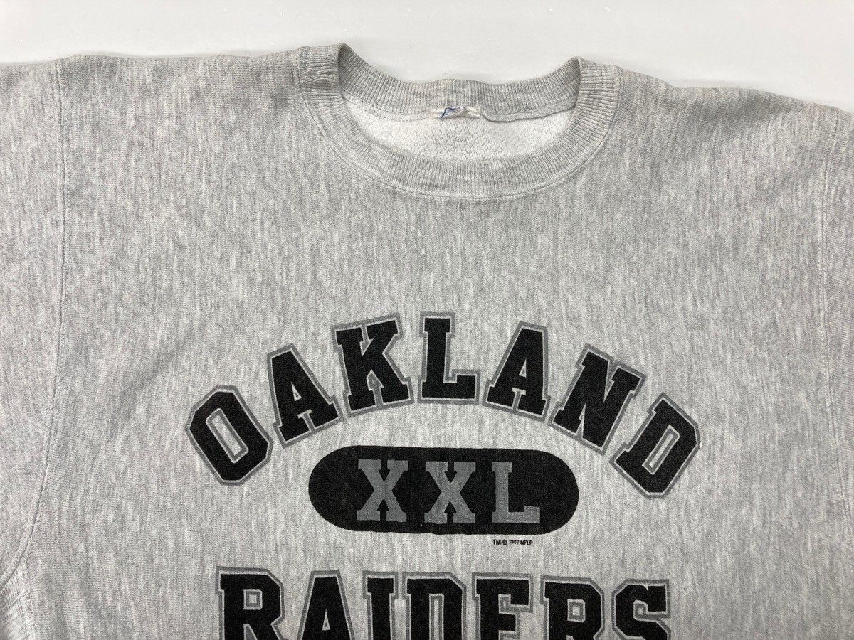 90sチャンピオンOAKLAND RAIDERSレイダース3段リバースウィーブL