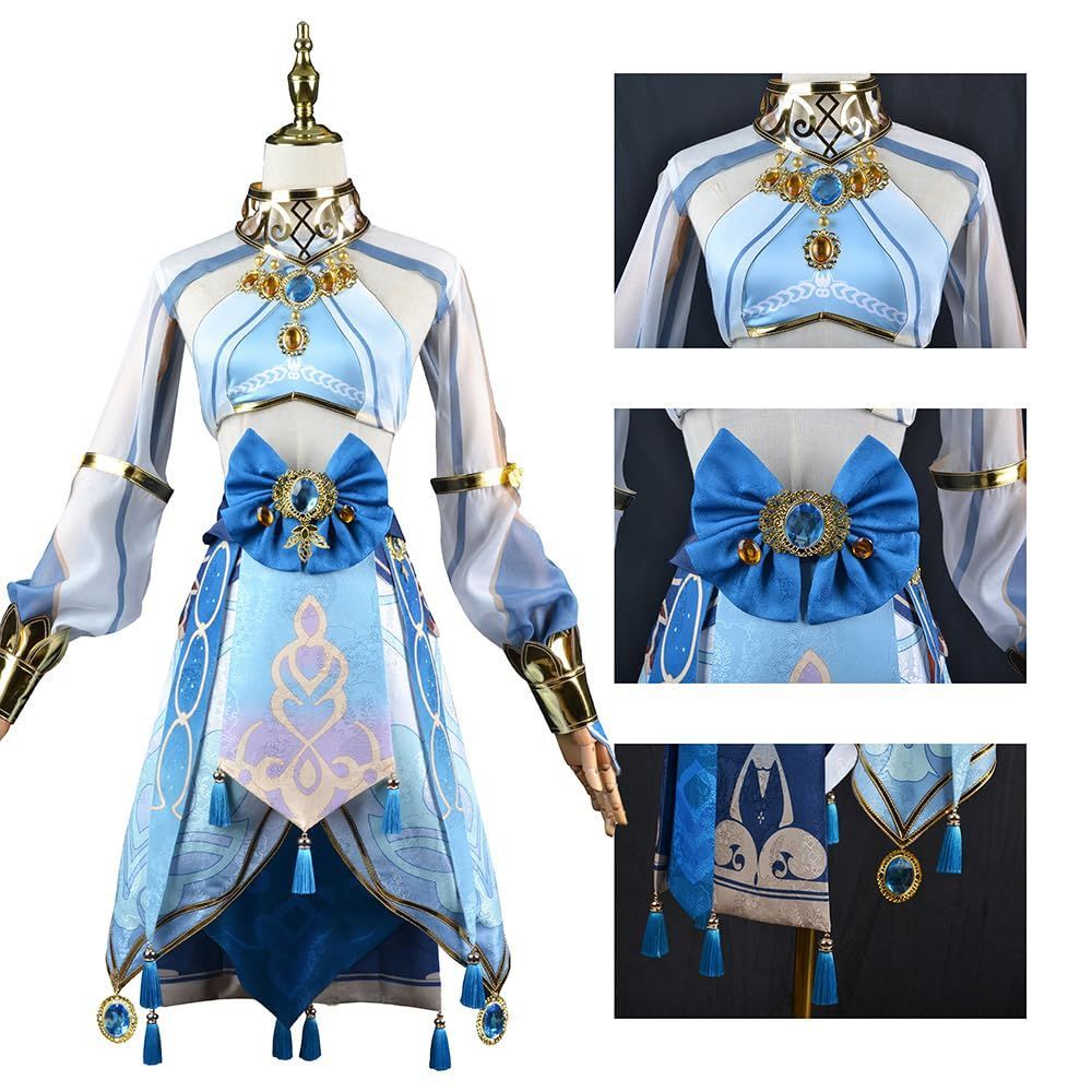 職人製作 原神 コスプレ衣装 Genshin メンバー コスチューム -ウイッグ-靴付き 全セット 高度還元 cosplay イベント パーテ