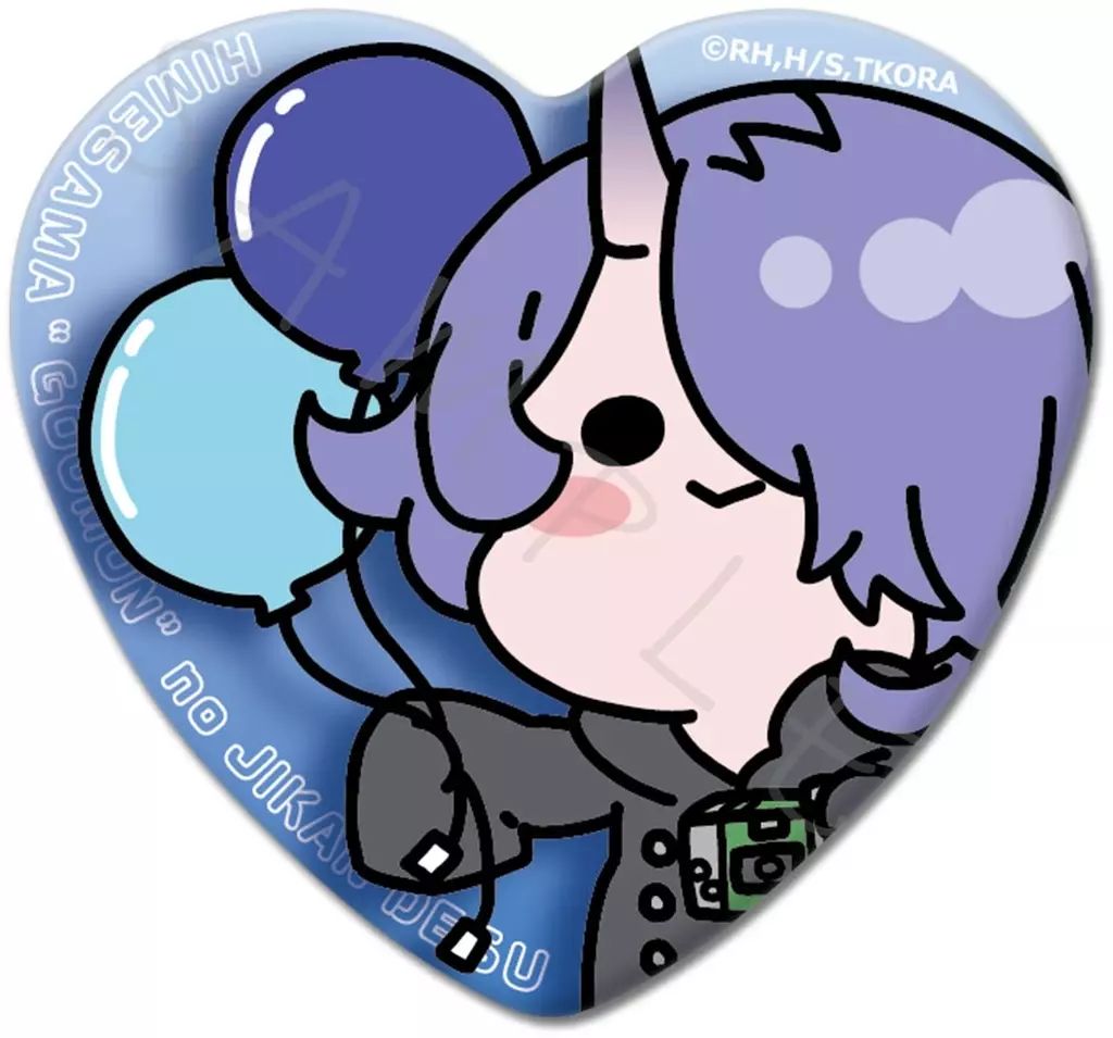 中古】バッジ・ピンズ MF(陰鬼) ハート型缶バッジ 「姫様“拷問”の時間