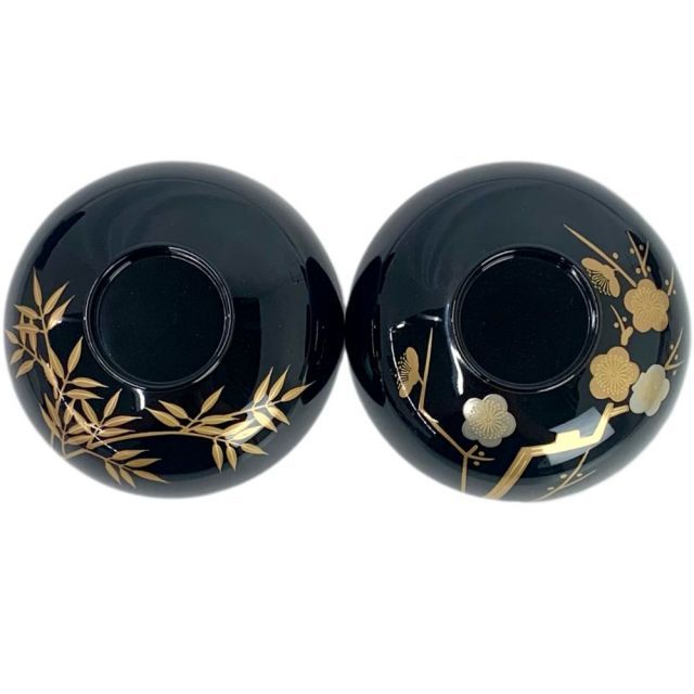 象彦 竹梅見返し蒔絵