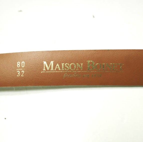 MAISON BOINET メゾンボワネ フランス製 20mm レザーナロー