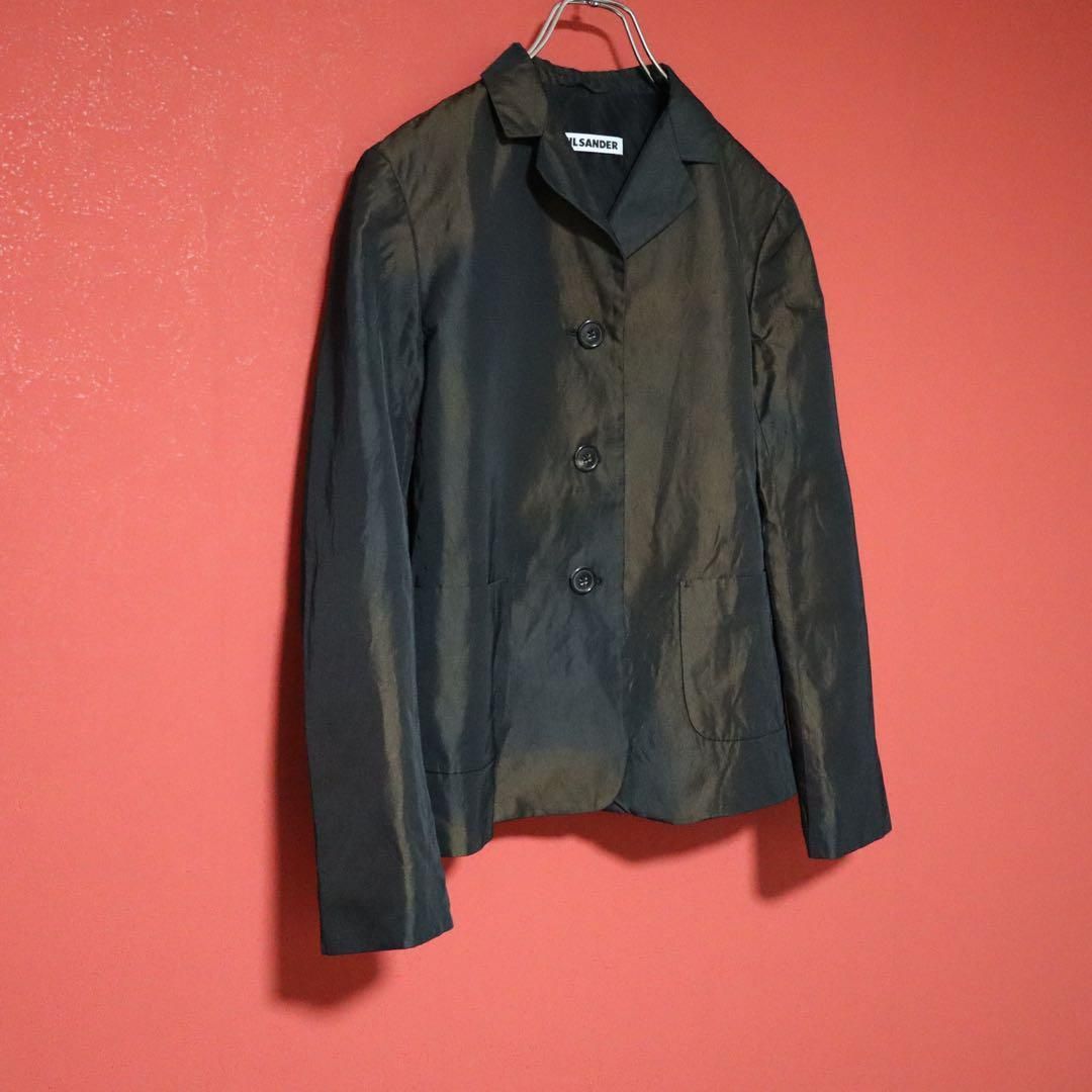 JIL SANDER シルク混 ブラウングラデーション テーラード