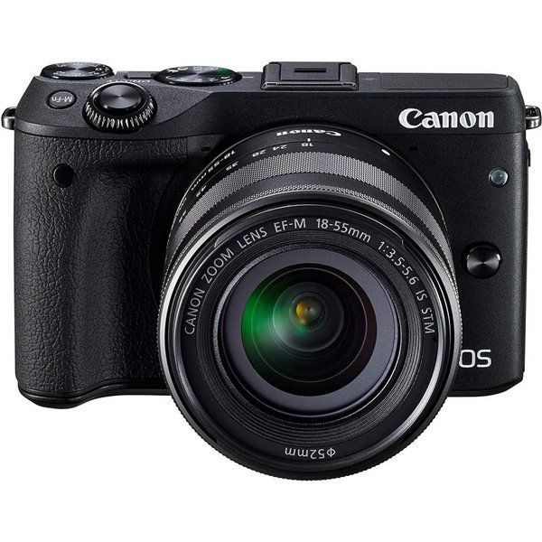 Canon - Canon EOS M3 単焦点ズームダブルレンズキット BK Canon EOS M3 単焦点ズームダブルレンズキット BK