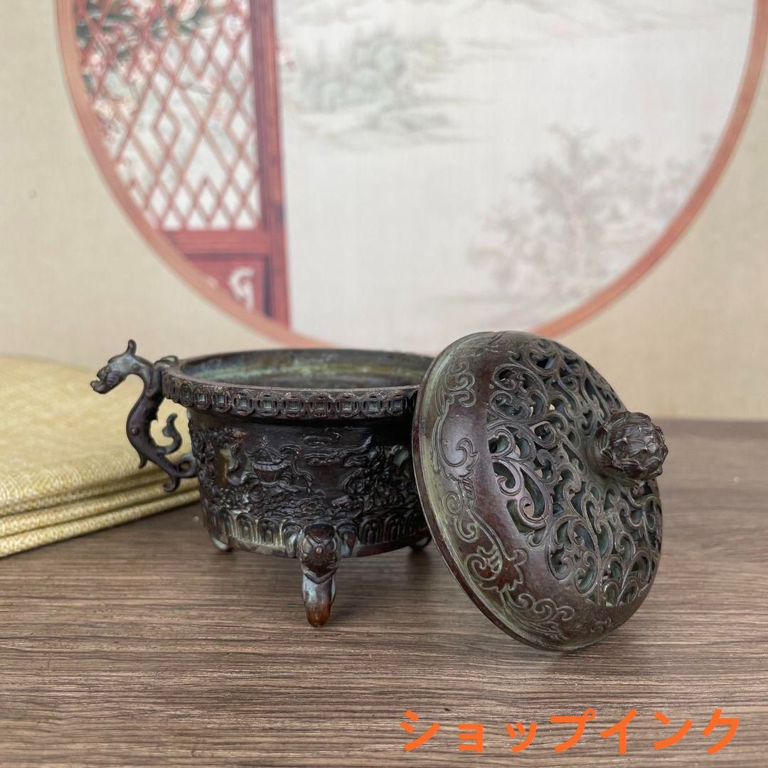 茶道具 香道具 醒獅 白磁三足香炉  工芸品 美術品 置物 Yahoo!オークション -「香炉 白磁」の落札相場・落札価格