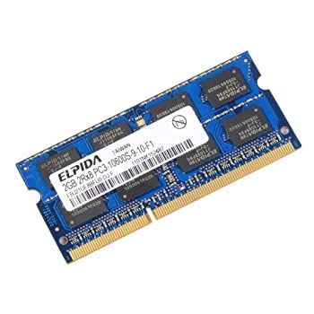 【中古】(非常に良い)Elpida ddr3?So - Dimm 2?GbメモリRam pc3???10600s-9???10-f1