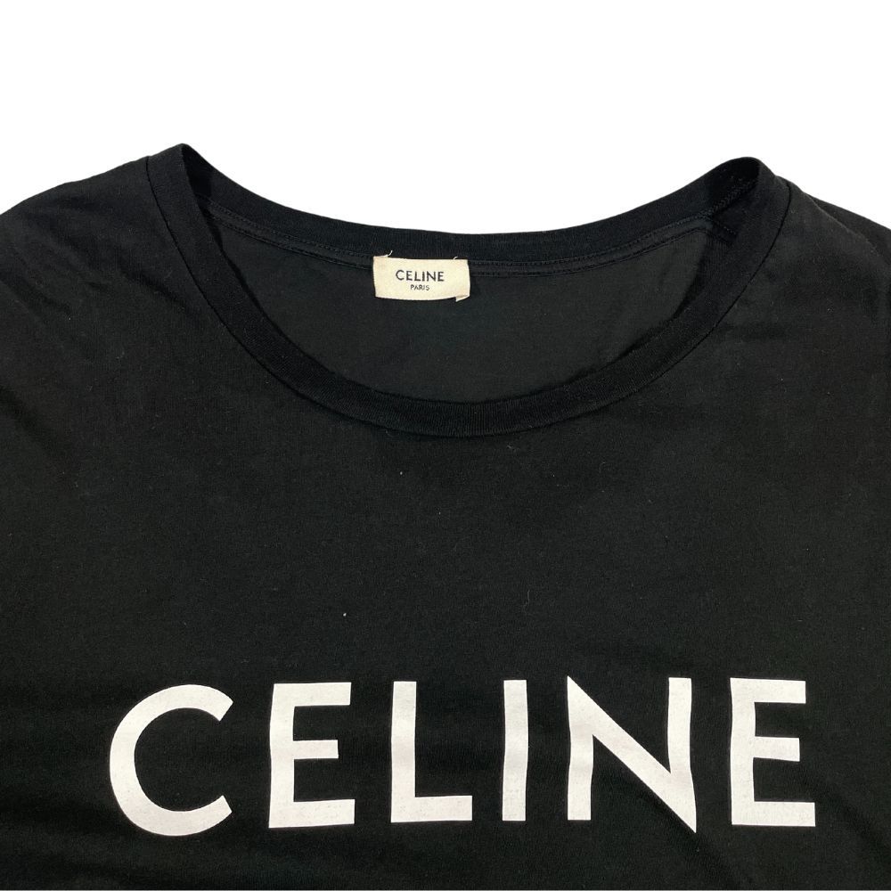 CELINE ブラック Tシャツ XS 楽天市場】CELINE セリーヌ Tシャツ 2X885671Q.38AW レディース 半袖