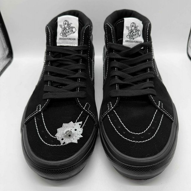 supreme vans 25ss 黒 Supreme 25ss x Vans x Nate Lowman Skate Grosso Mid Black