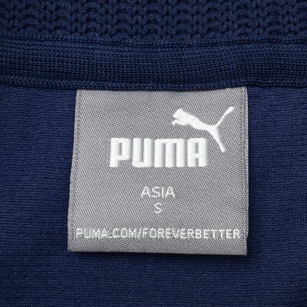 サイズ：S PUMA GOLF プーマゴルフ ニット切替 ジップジャケット