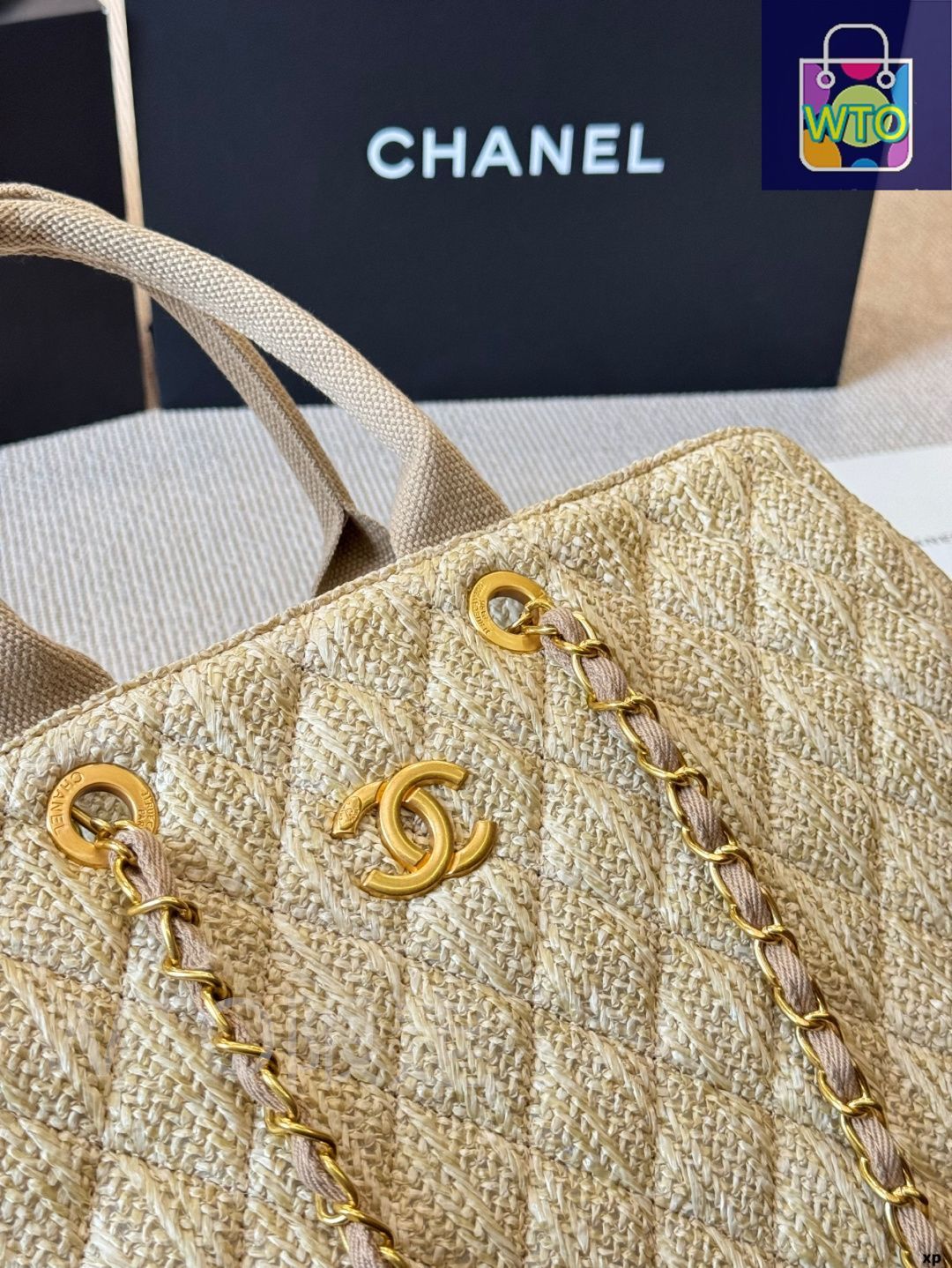今日特価】Chanel シャネル リゾート風 ストローバッグ シリーズ