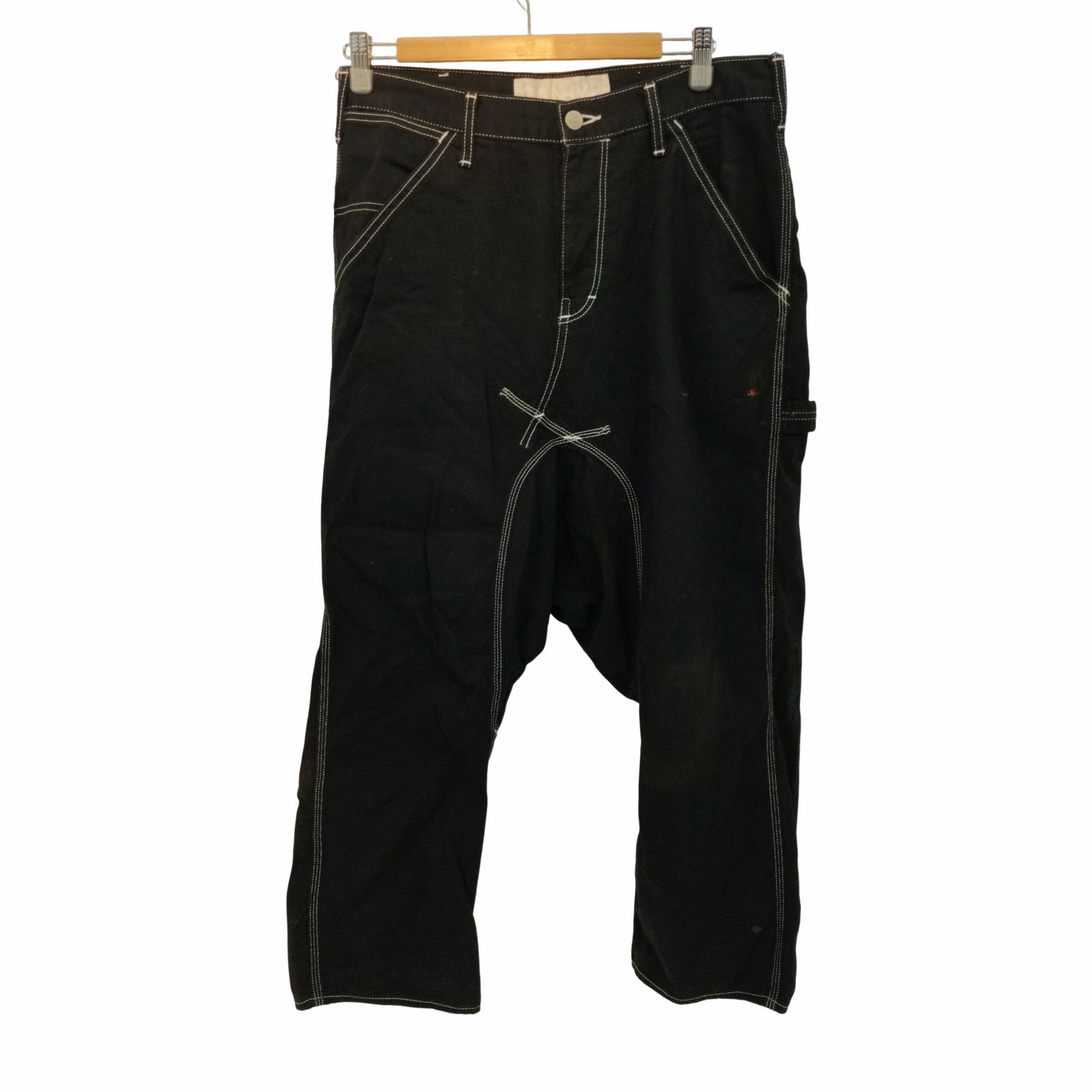 GANRYU ガンリュウ ギャルソン 白ステッチ パンツ