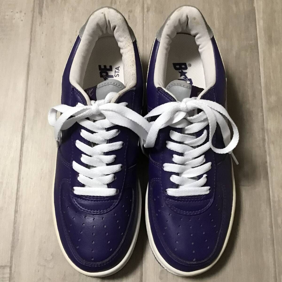 ☆未使用品☆ DEVILOCK BAPESTA レザー スニーカー 26.5cm a bathing 