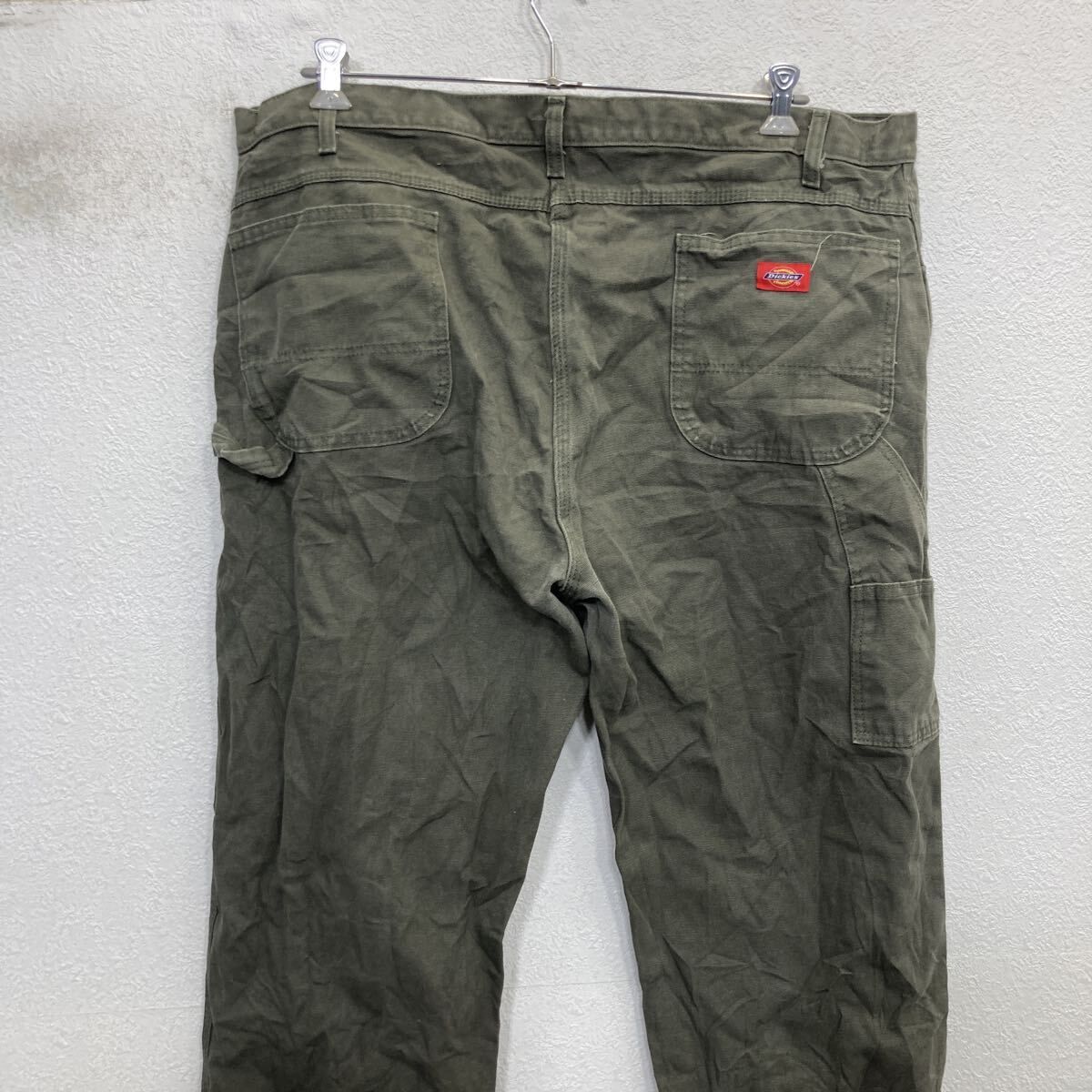 ✨美品✨ディッキーズ 70s チビタグ ワークパンツ USA製 W34 カーキ Dickies ワークパンツ W44 カーキ ディッキーズ ジップアップ