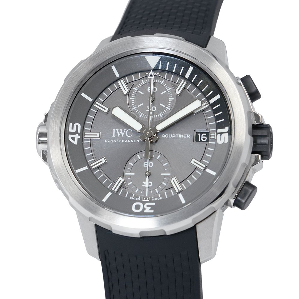 IWC アクアタイマー・クロノグラフ シャーク 世界限定500本 IW379506 腕時計 グレー文字盤