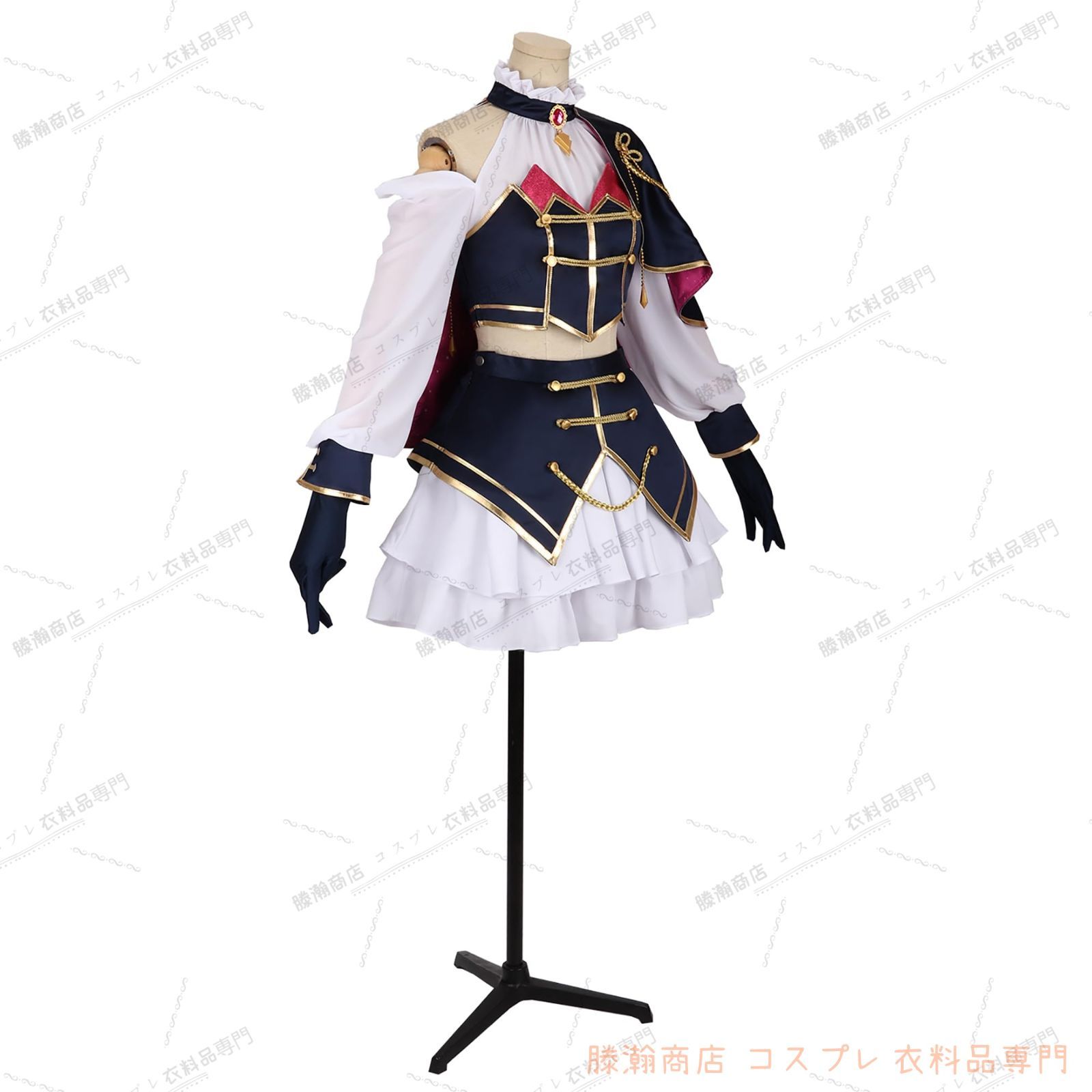 健屋花那 コスプレ 衣装 ライブ服 コスプレ用衣装 ステージ衣装 Vtuber バーチャル 撮影用 文化祭 イベント コスチューム 仮