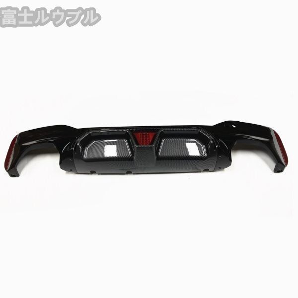 リアバンパー ディフューザー LED ブラック BMW 5シリーズ G30 G31 G38 Mスポーツ 2018-2025 リア スポイラー カナードWP人気注目 NOITHATQUANGTHANH_NET