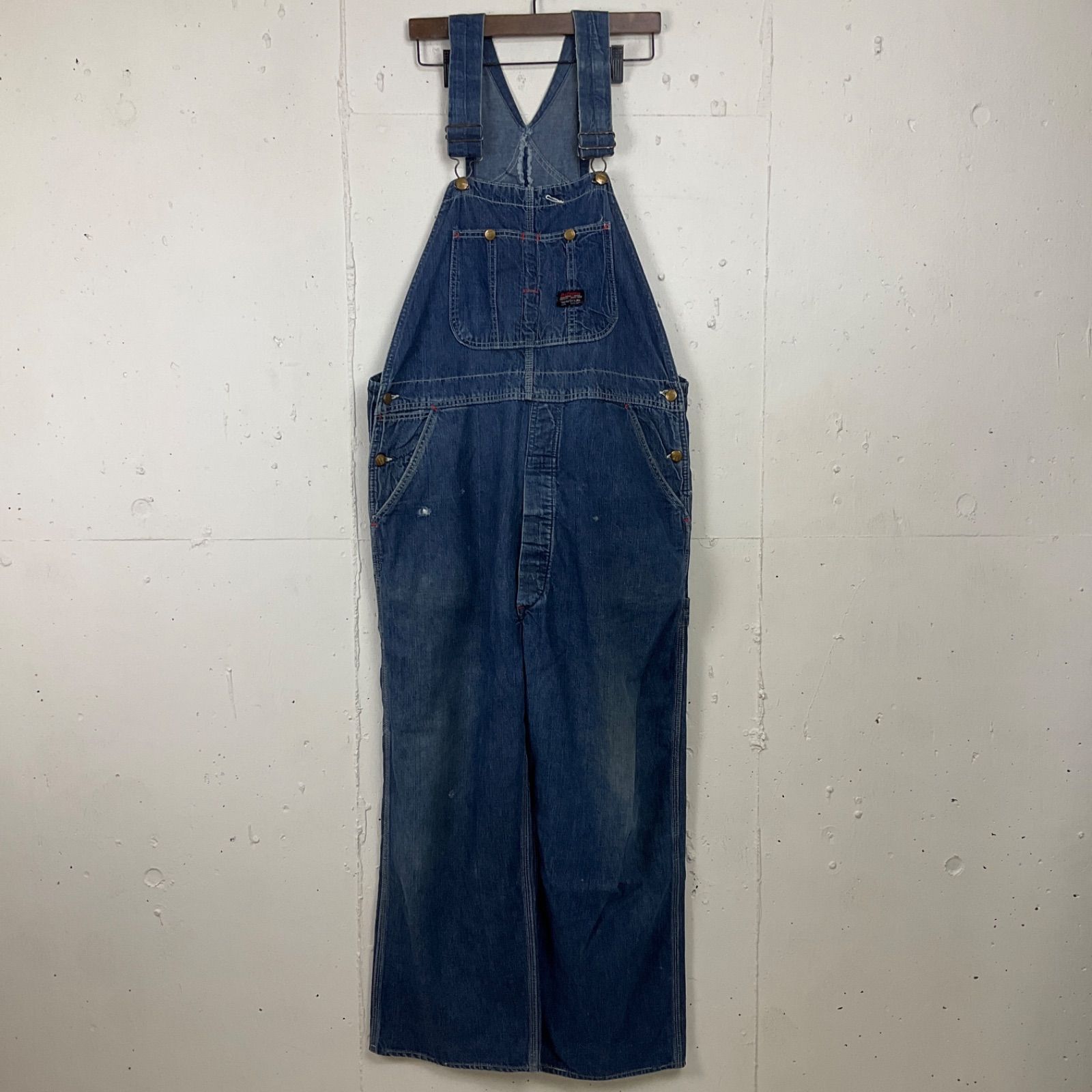 50s 50年代 バーリントン ビンテージ デニム オーバーオール 古着 