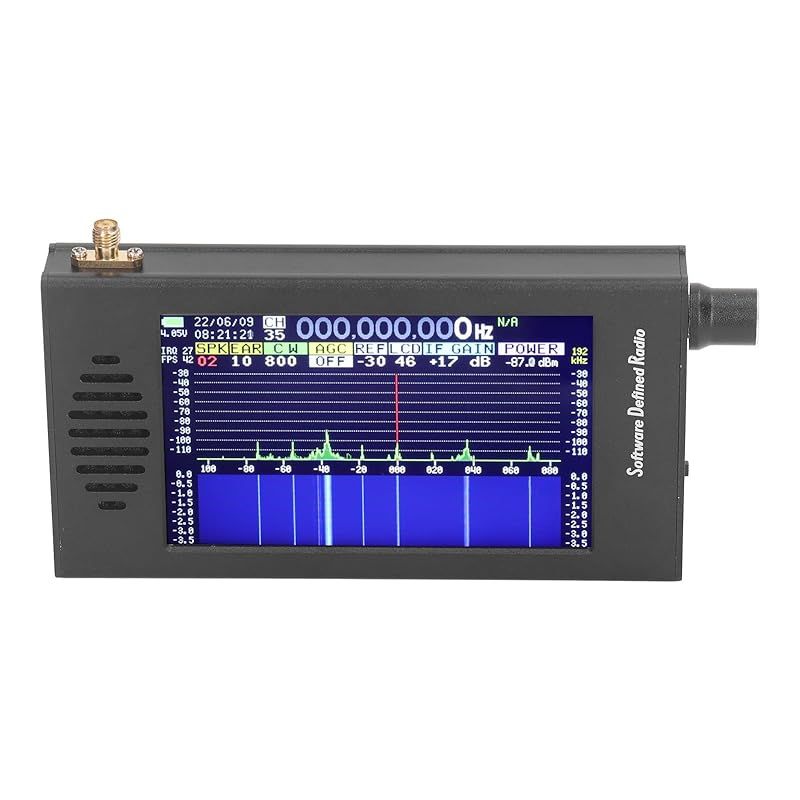 短波ラジオ受信機、ポータブル 100KHz から 149MHz マルチモード 192kHz スペクトル帯域幅アルミニウム合金シェル DSP SDR 1  - メルカリ