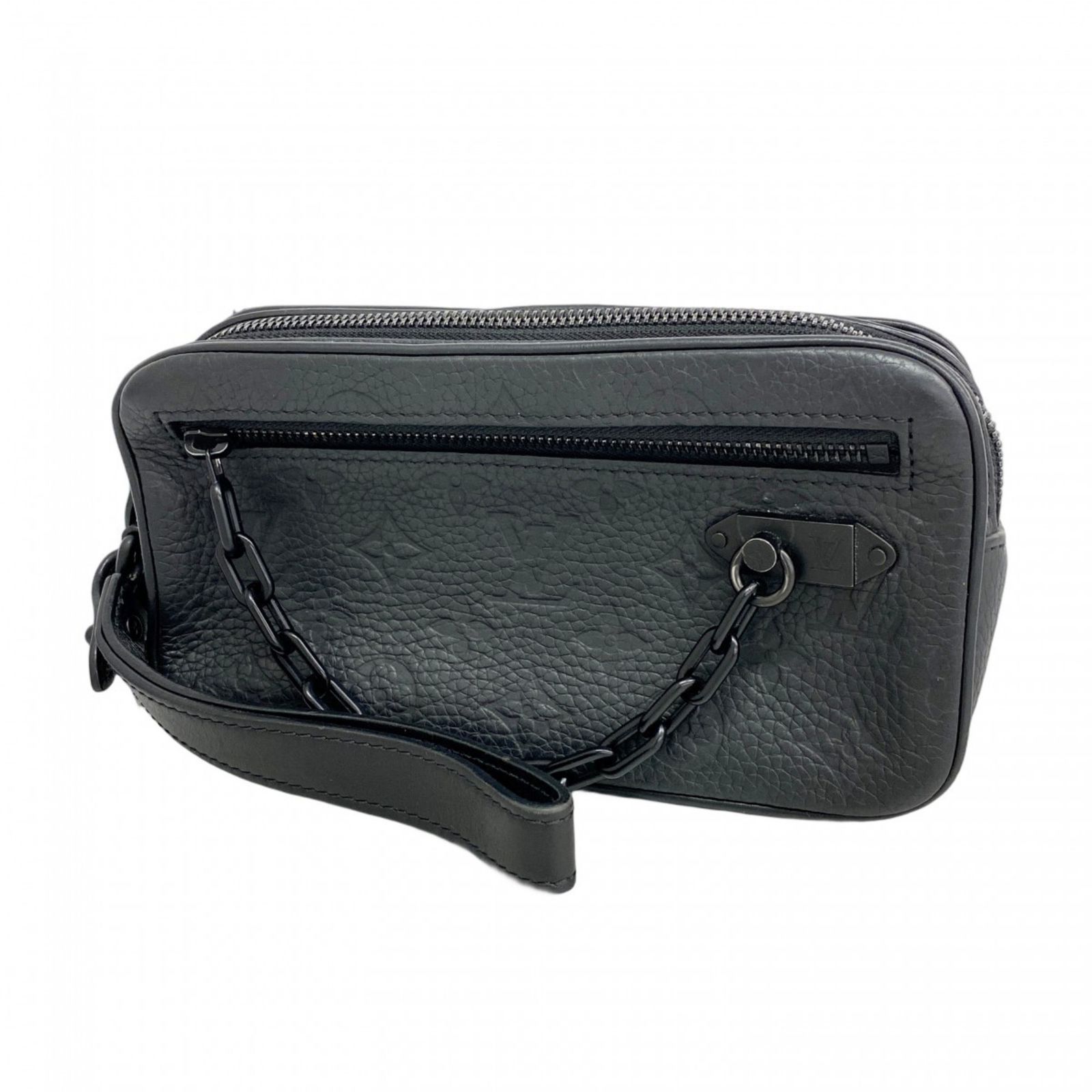 ルイ ヴィトン Louis Vuitton ルイ ヴィトン クラッチバッグ モノグラム トリヨン ポシェット ヴォルガ M55703 ノワールメンズ