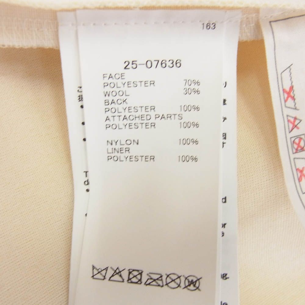  Sacai サカイ 25 SS 25-07636 Suiting Bonding Mix Pullover スーチングボンディング ミックス プルオーバー 半袖 Tシャツ オフホワイト系 2 半袖(Tシャツ) Tシャツ カットソー