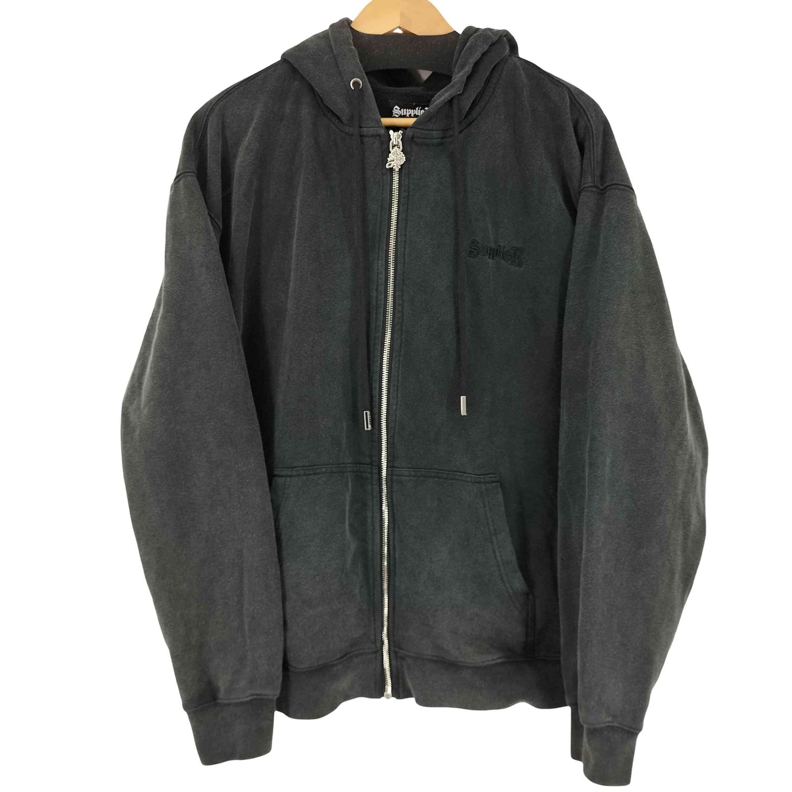 サプライヤー SUPPLIER 24SS 別注 EXCLUSIVE STUDS CROSS ZIP HOODIE 