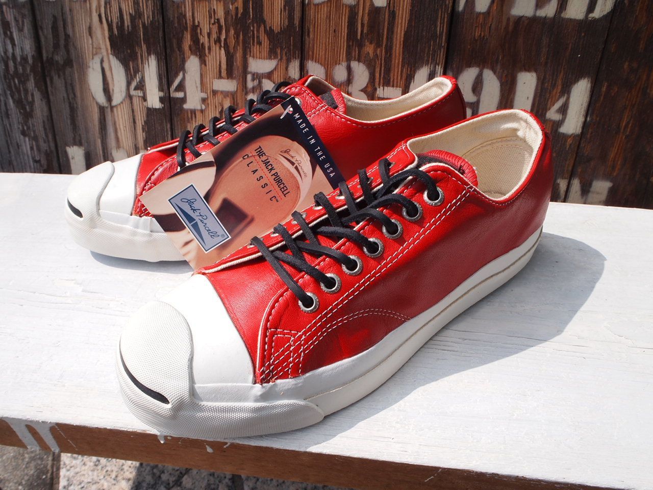 USA製 Deadstock【CONVERSE】Jack Purcell Leather ビンテージ