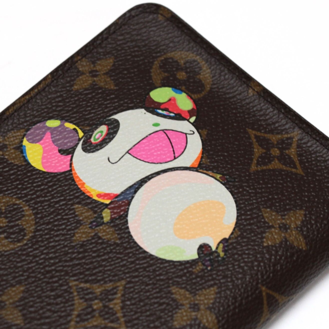 ルイヴィトン Louis Vuitton 村上隆 ポルトモネ・ジップ ラウンド  