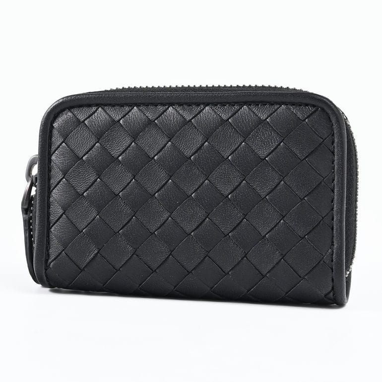 ボッテガヴェネタ BOTTEGA VENETA カードケース 名刺入れ イントレチャート メンズ レディース ブラック 114075 V3UN1 1275 Made in ITALY レザー