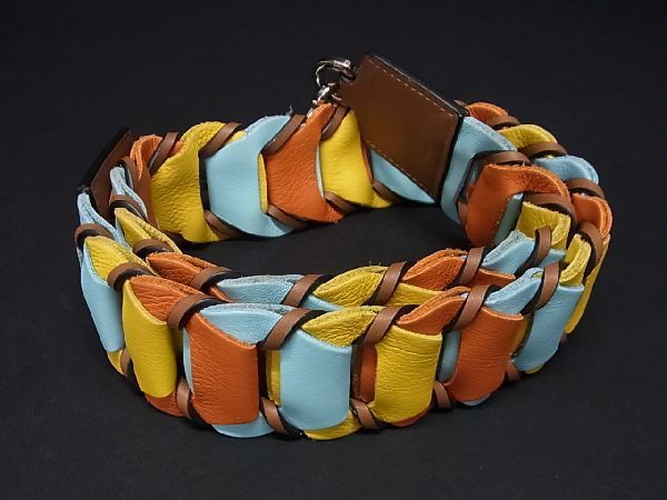 □新品同様□ LOEWE ロエベ アナグラム レザー バッグ用 ショルダー  