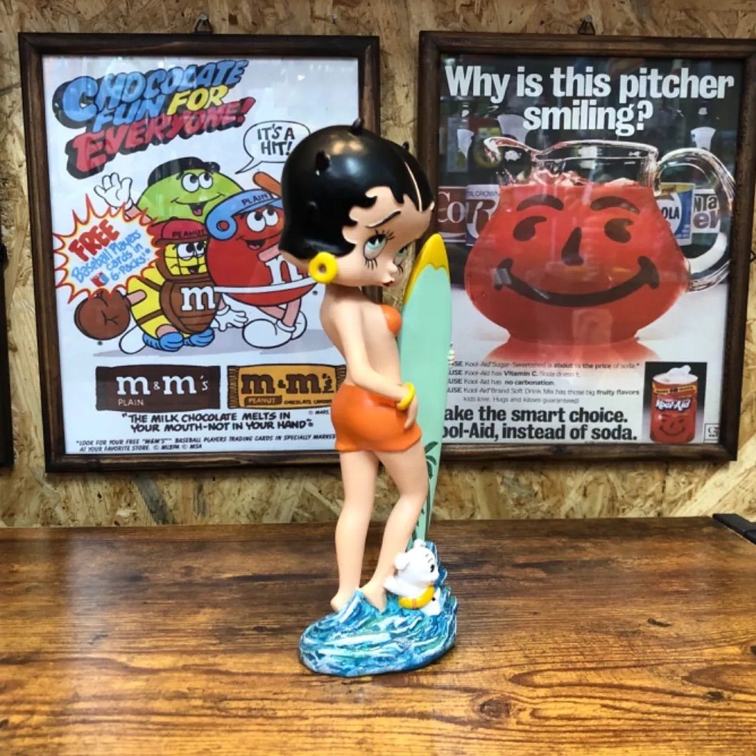 Betty Boop】 ボビングヘッド フィギュア サーファー ベティ