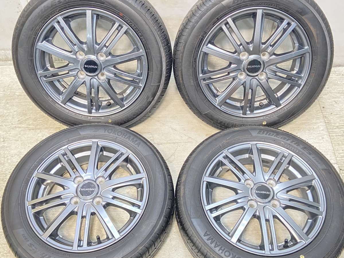 155/65R14 ヨコハマ ブルーアースEs Es32 BALMINUM 14x4.5 4.5 100-4穴 