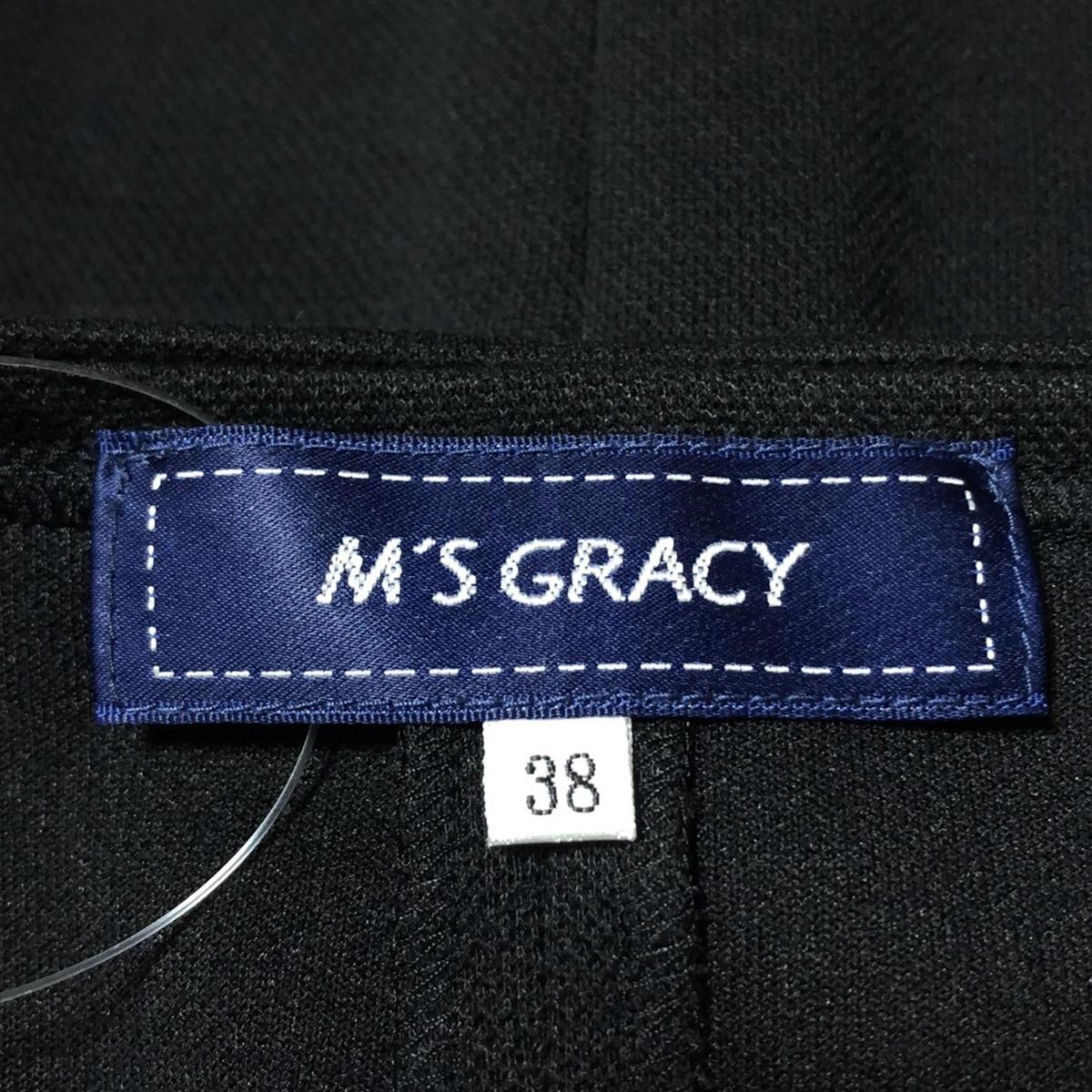 【極美品】M'S GRACY ブラックカーディガン 38サイズ M'S GRACY(エムズグレイシー) カーディガン サイズ38 M